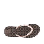Sandalias flats Ginny para mujer color café