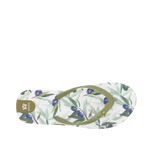 Sandalias flats Ginny para mujer color olivo