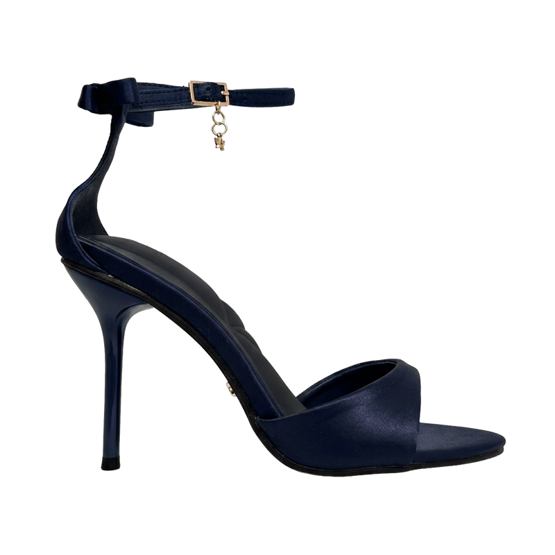 Sandalias de tacón Silvie para mujer color azul