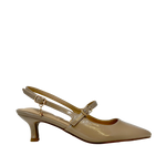 Tacones Bell para mujer color arena