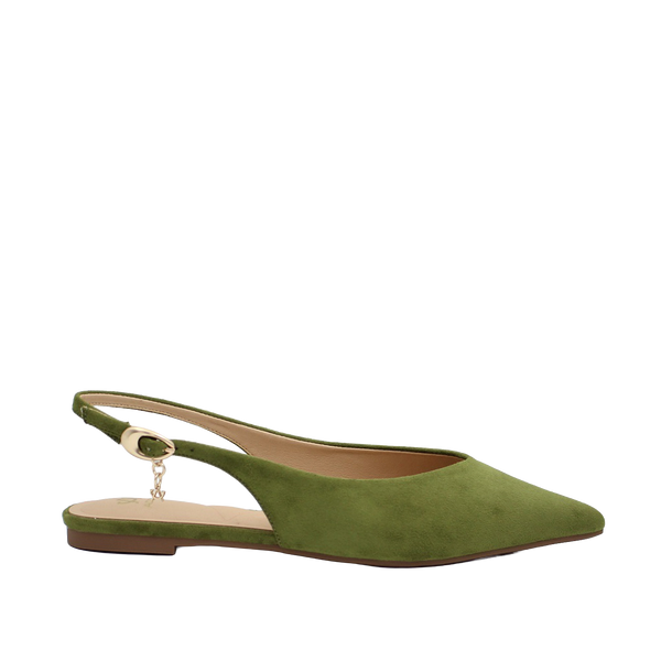 Ballerinas slingback Mila para mujer color olivo