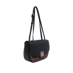 Cartera crossbody Rowina para mujer color negro
