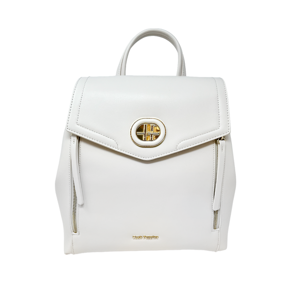 Cartera tipo mochila Tessa para mujer color hueso