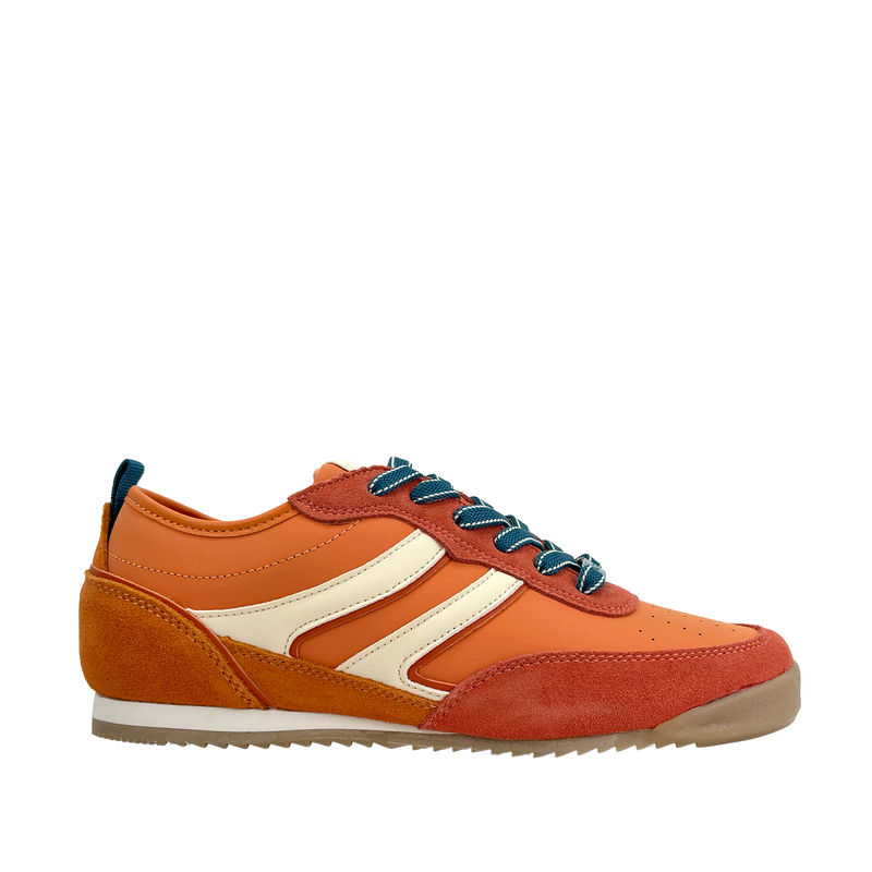 Sneakers Nellie para mujer color anaranjado