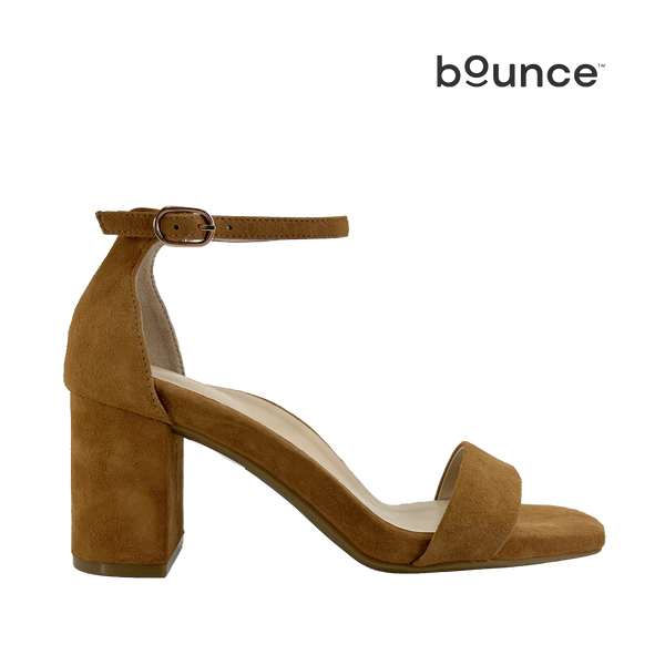 Sandalias de tacón Celine para mujer color tan