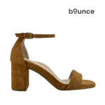 Sandalias de tacón Celine para mujer color tan