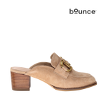 Tacones mules Faby para mujer color beige