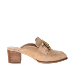 Tacones mules Faby para mujer color beige