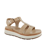 Sandalias flats Hanne para mujer color taupe