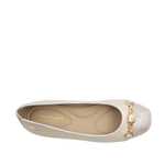 Ballerinas Georgia para mujer color hueso