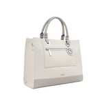 Cartera satchel Alix para mujer color gris