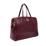 Cartera satchel Kendra para mujer color burgundy