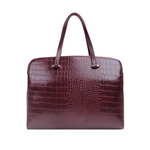 Cartera satchel Kendra para mujer color burgundy