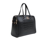 Cartera satchel Kendra para mujer color negro