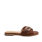 Sandalias flats Rita para mujer color tan