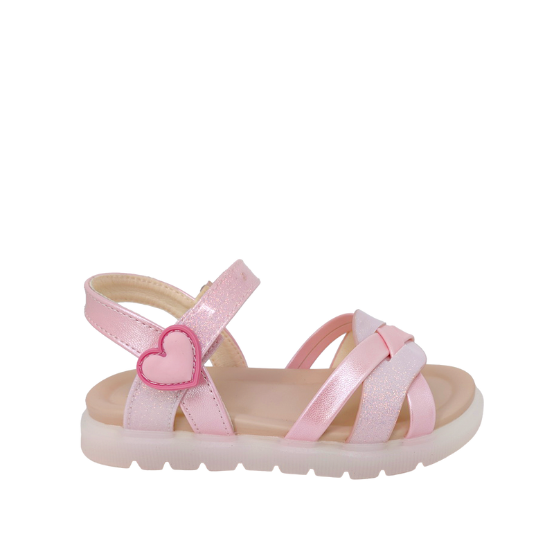 Sandalias Xyris para niña color rosado