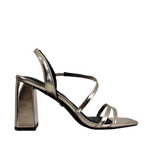 Sandalias de tacón Talisa para mujer color plateado
