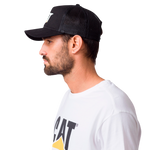 Gorra Cat Logo Mesh unisex color negro