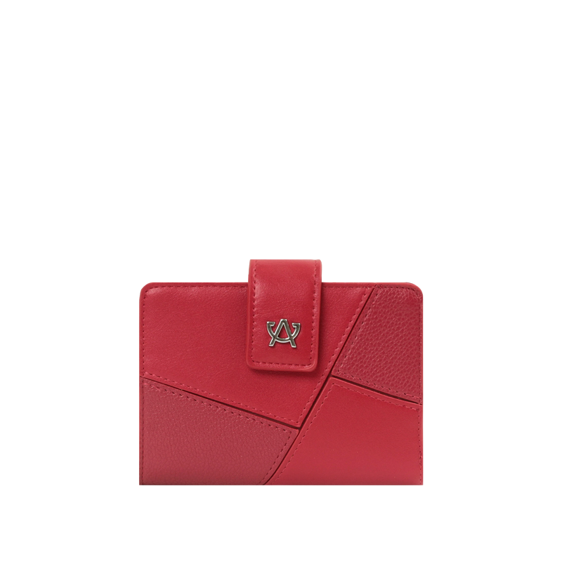 Billetera Sage para mujer color rojo