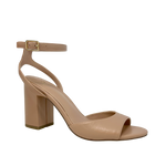 Sandalias de tacón Glowen para mujer color blush