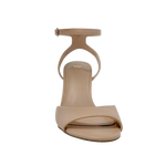 Sandalias de tacón Glowen para mujer color blush