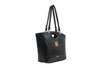 Cartera tote Odalys para mujer color negro